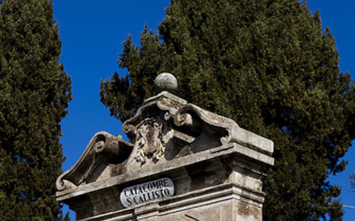 Вход в катакомбы святого Каллиста